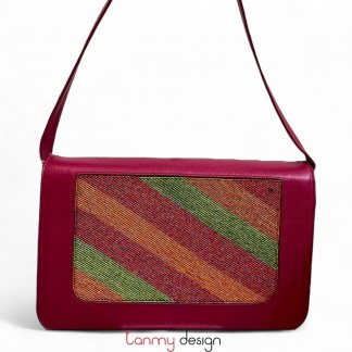 Pink Rina bag 34*6*21 cm